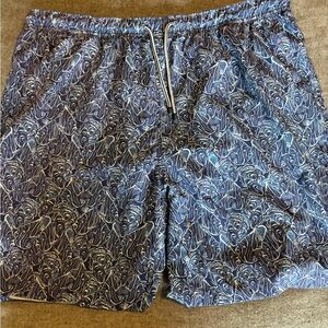 Peter Millar Crown lined  Seaside Fish Swim Trunk Mens ‎ XL